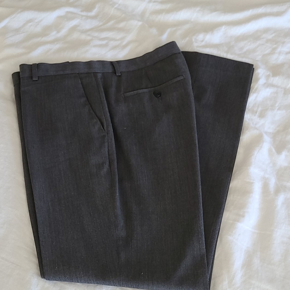 Gray slacks